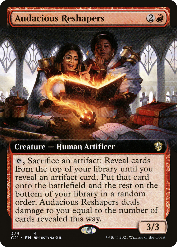 Audacious Reshapers (C21-374) - Commander 2021 : (Extended Art)