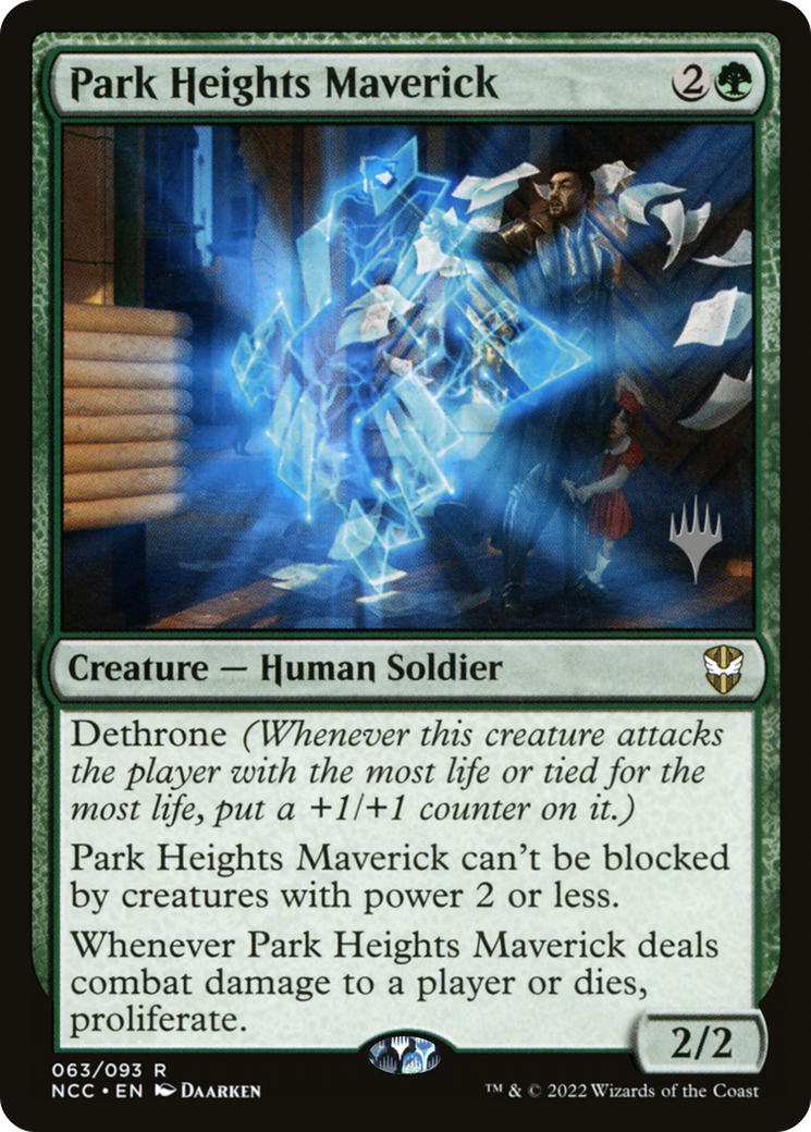Park Heights Maverick (PPSNC-63P) - New Capenna Commander Promos Foil