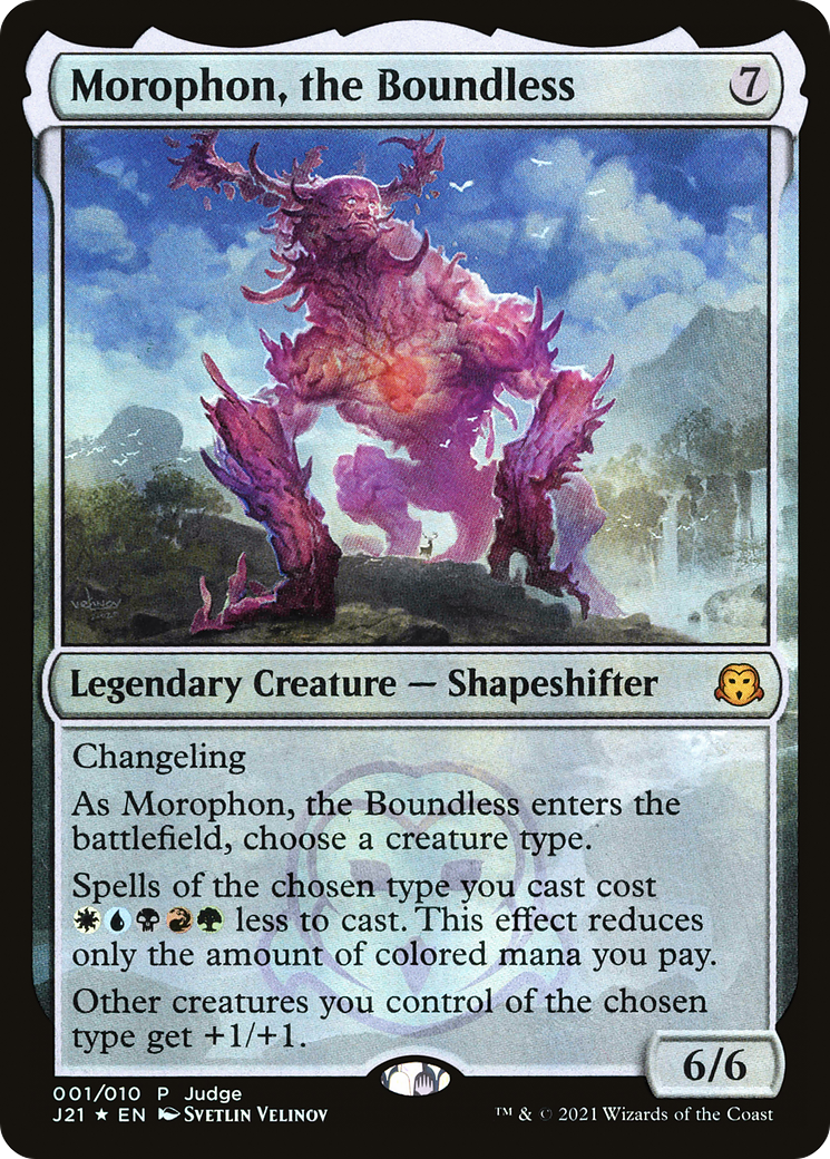 Morophon, the Boundless (JDG-001) - Judge Gift Cards 2021 Foil