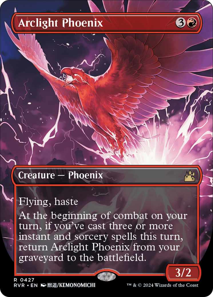 Arclight Phoenix (Anime Borderless) (RVR-427) - Ravnica Remastered (Borderless)