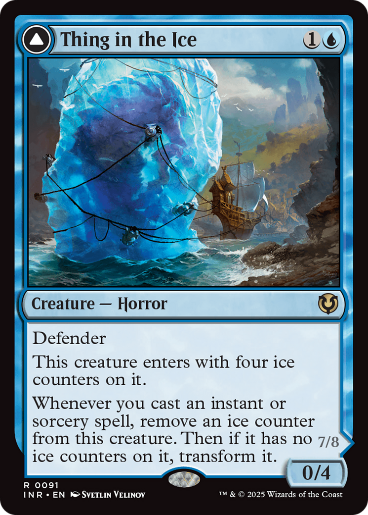 Thing in the Ice // Awoken Horror (INR-091) - Innistrad Remastered Foil