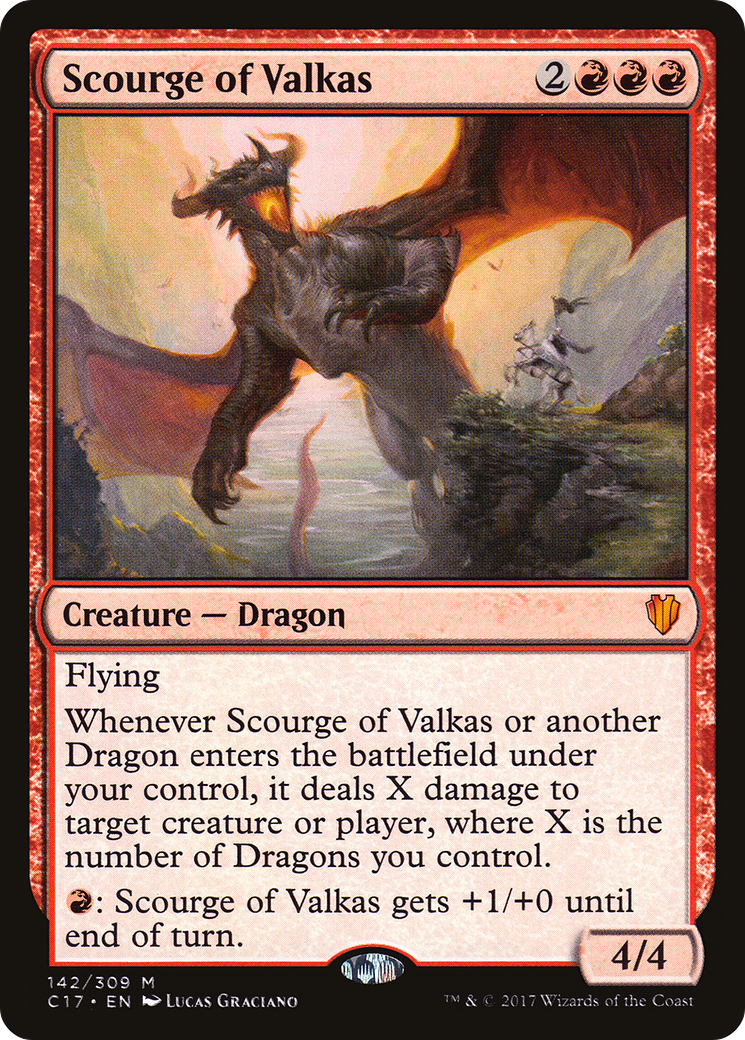 Scourge of Valkas (C17-142) - Commander 2017