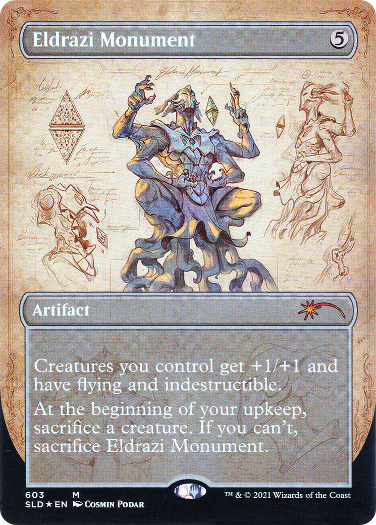 Monument Eldrazi (SLD-603) - Feuille de butin Secret Lair