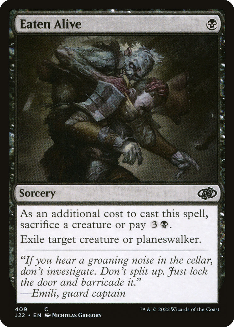 Mangé vivant (J22-409) - Jumpstart 2022