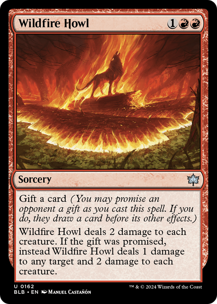 Hurlement de feu de forêt (BLB-162) - Bloomburrow Foil