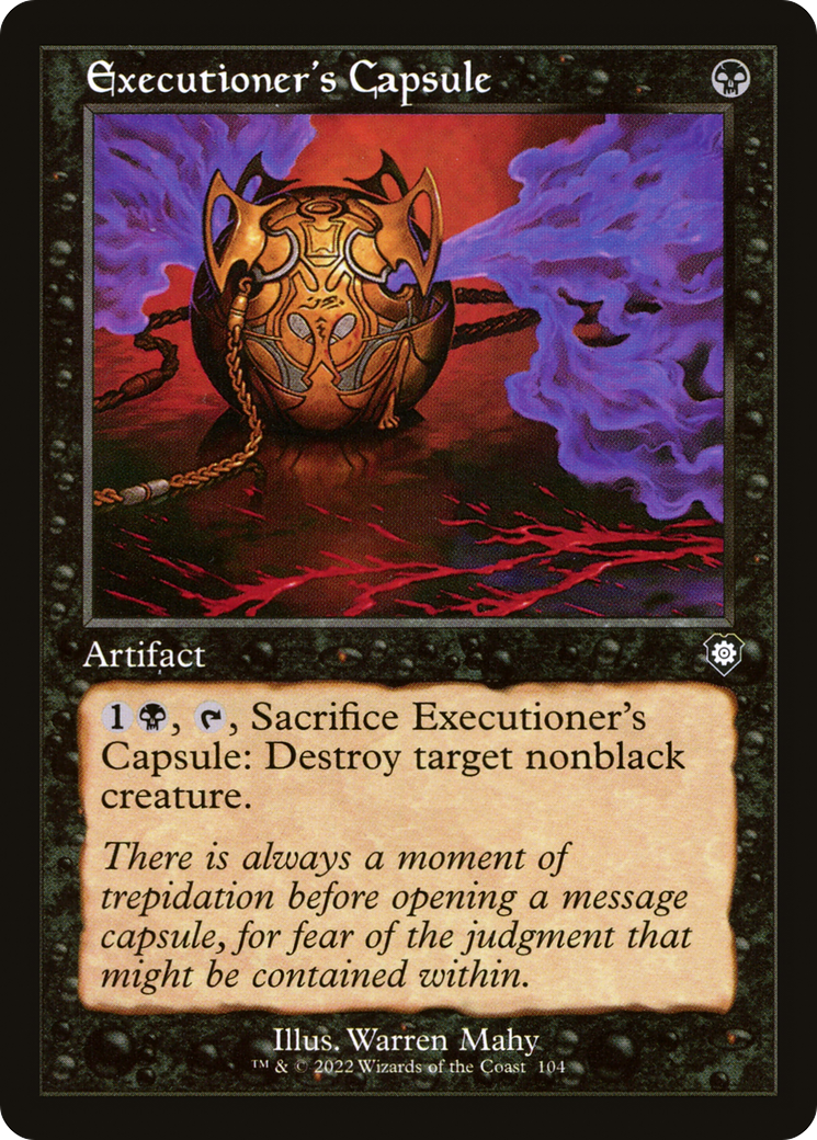 Executioner's Capsule (Retro Frame) (BRC-104) - The Brothers' War Commander