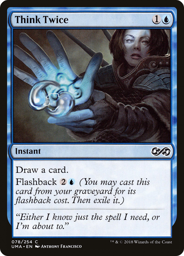 Réfléchissez à deux fois (UMA-078) - Ultimate Masters Foil