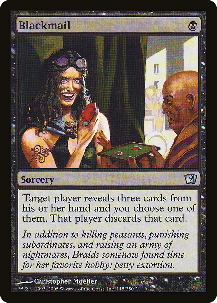 Blackmail (9ED-115★) - Ninth Edition Foil