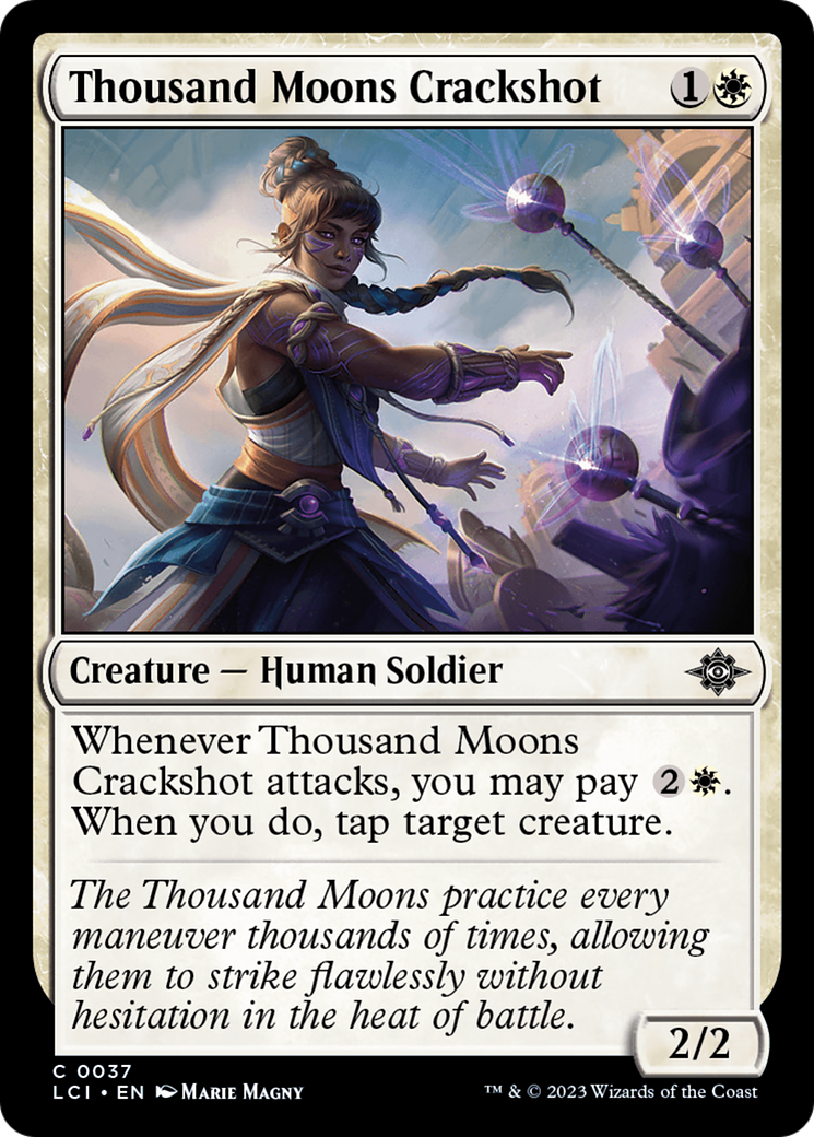 Thousand Moons Crackshot (LCI-037) - Les Cavernes Perdues d'Ixalan (Foil)