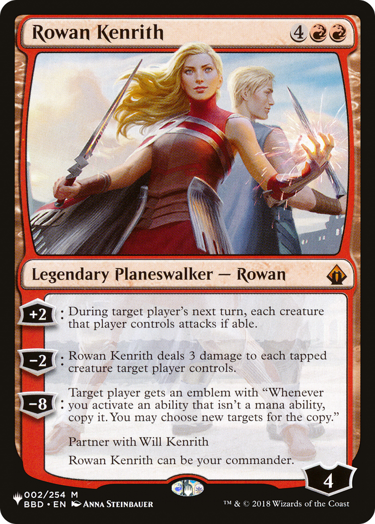 Rowan Kenrith (LIST-BBD-2) - The List