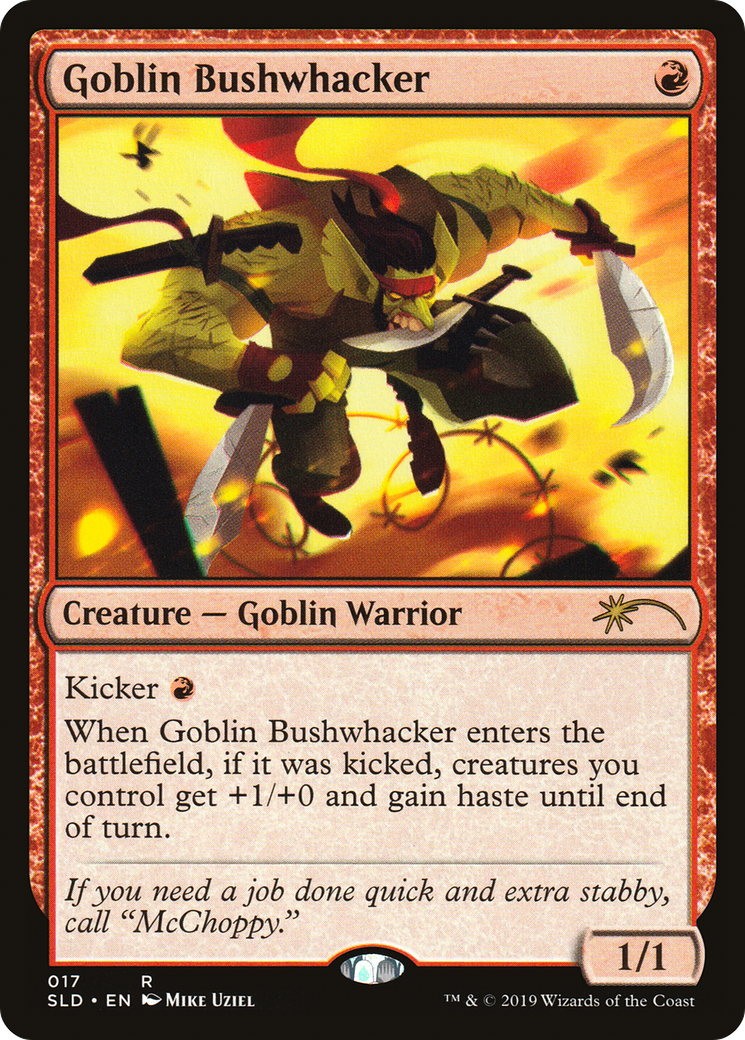 Goblin Bushwhacker (SLD-017) - Secret Lair Drop