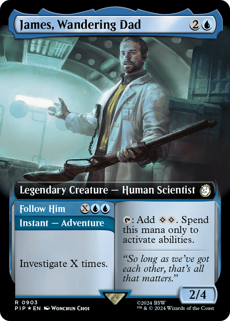 James, papa errant // Suivez-le (PIP-903) - Fallout : (Extended Art) Foil