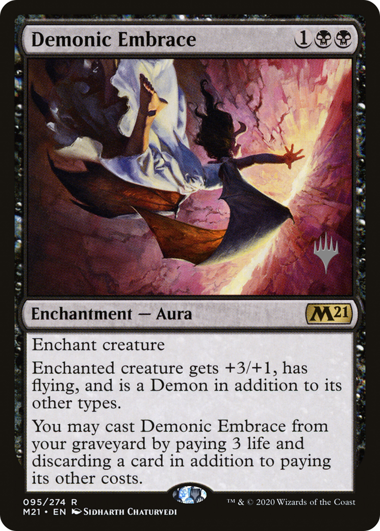 Demonic Embrace (PPM21-095) - Core Set 2021 Promos