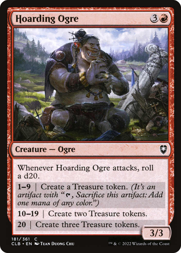 Hoarding Ogre (CLB-181) - Commander Legends: Battle for Baldur's Gate Foil