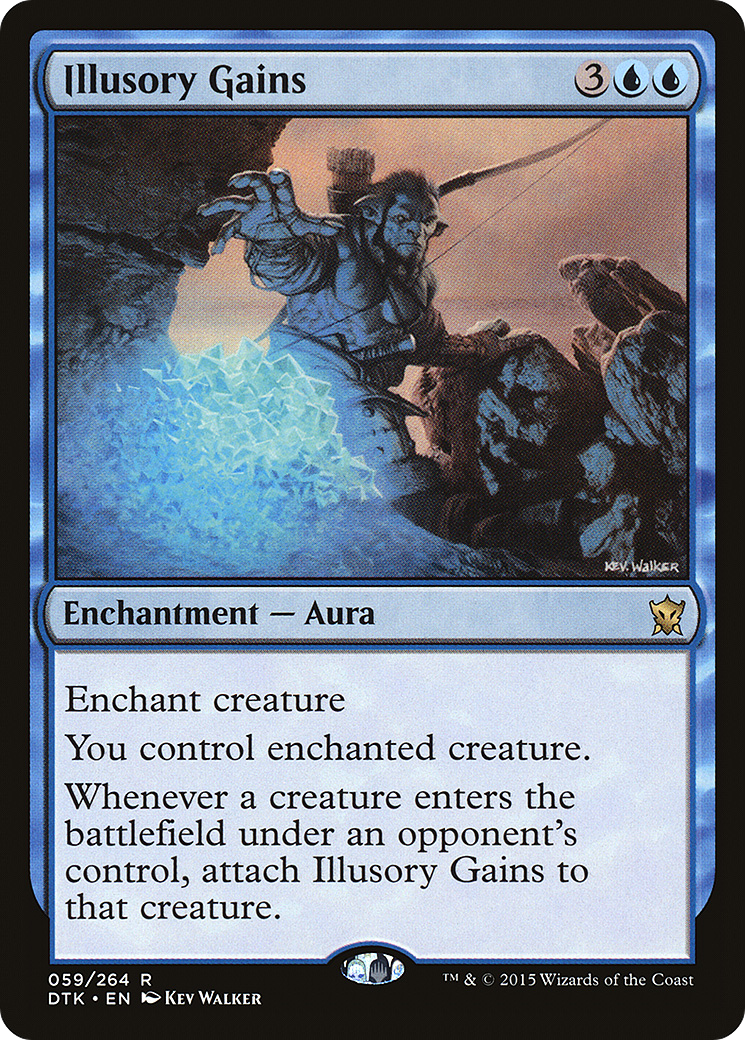 Gains illusoires (DTK-059) - Les Dragons de Tarkir