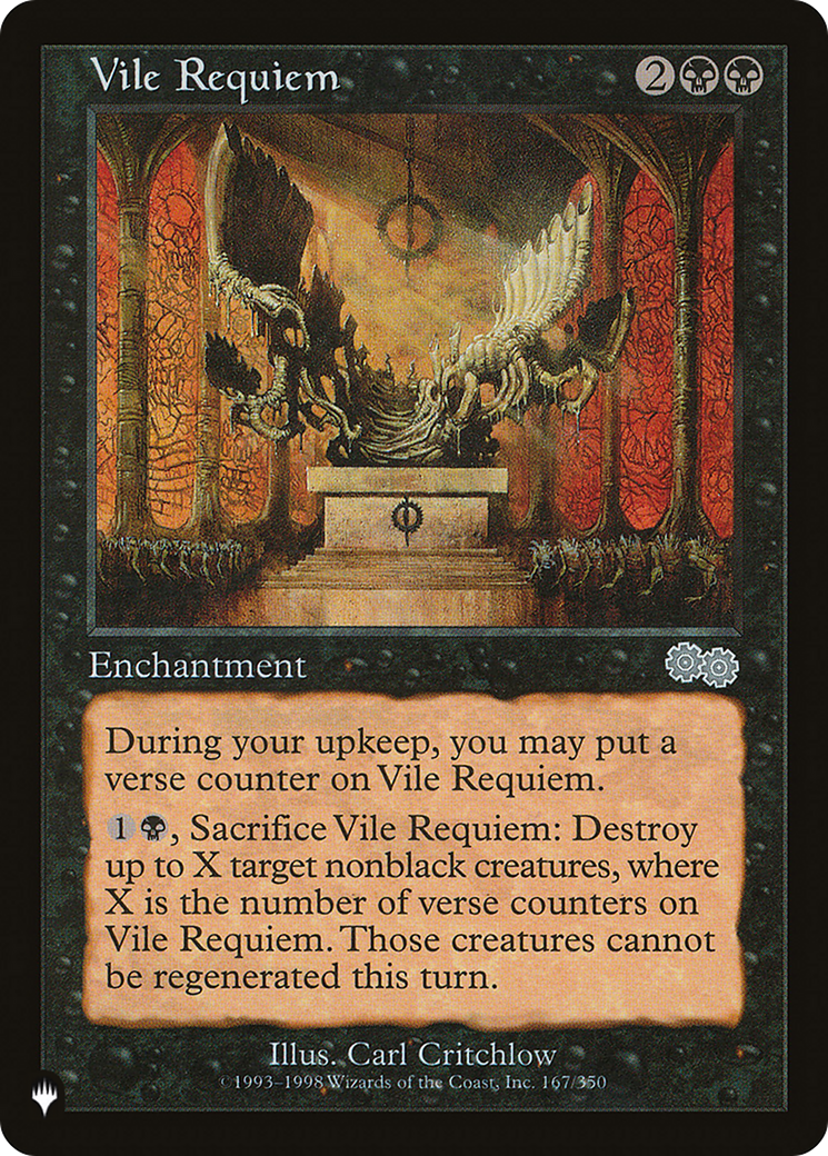 Vile Requiem (LIST-USG-167) - The List
