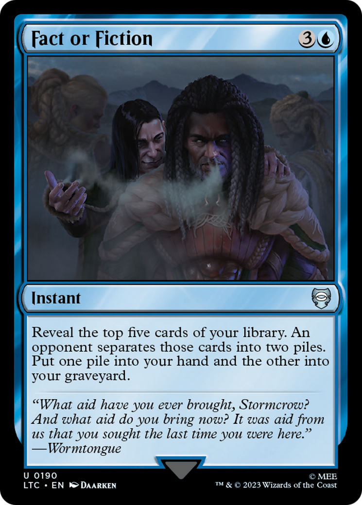 Fact or Fiction (LTC-190) - Tales of Middle-earth Commander