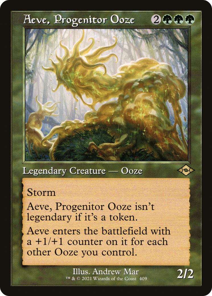 Aeve, Progéniteur Ooze (MH2-409) - Horizons Modernes 2 - Feuille gravée