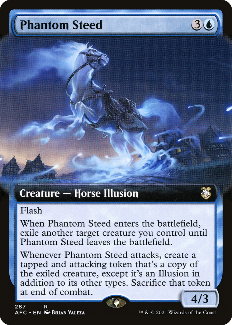 Phantom Steed (Extended Art) (AFC-287) - Forgotten Realms Commander: (Extended Art)