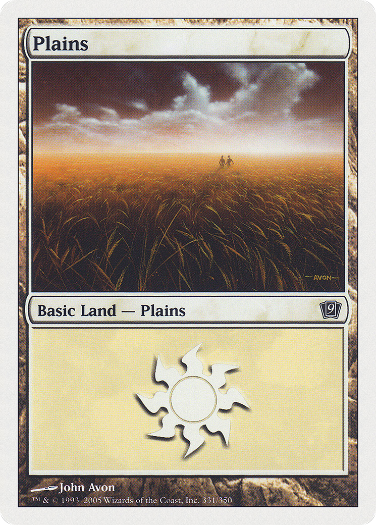 Plains (9ED-331) - Neuvième édition
