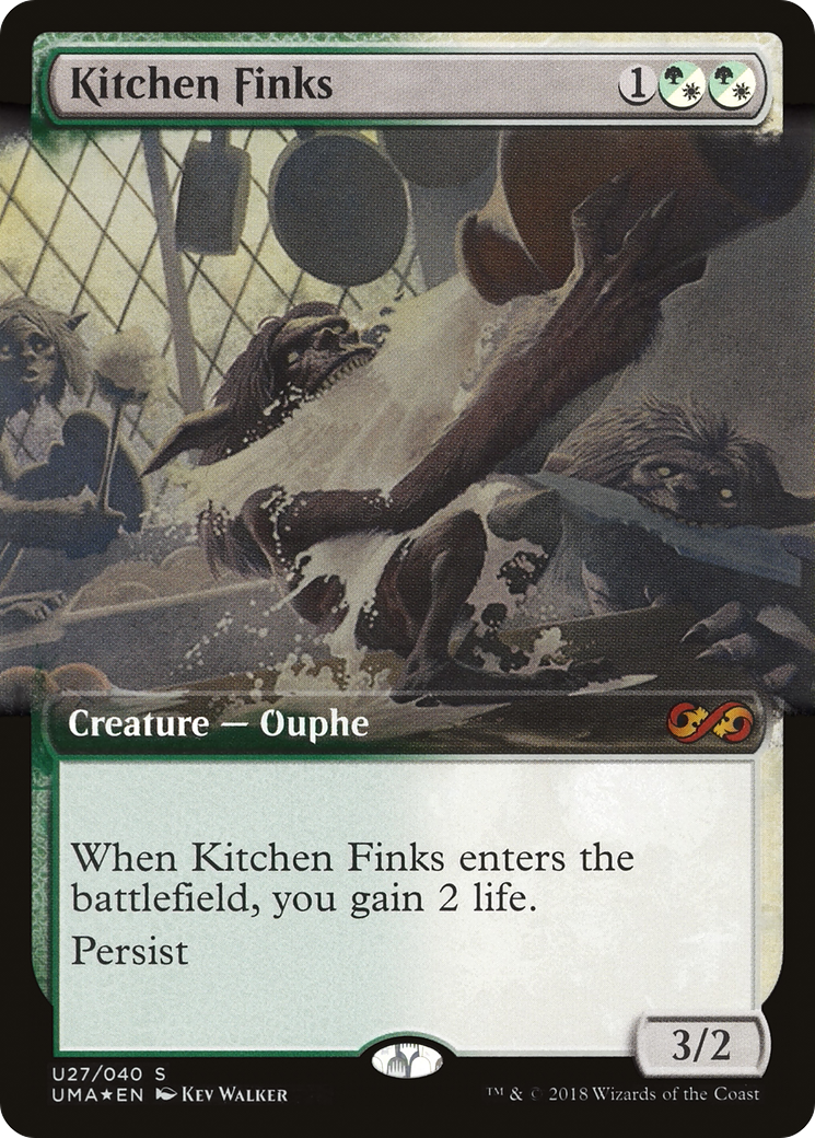 Kitchen Finks (UMA:BT-U27) - Ultimate Box Topper: (Extended Art) Foil