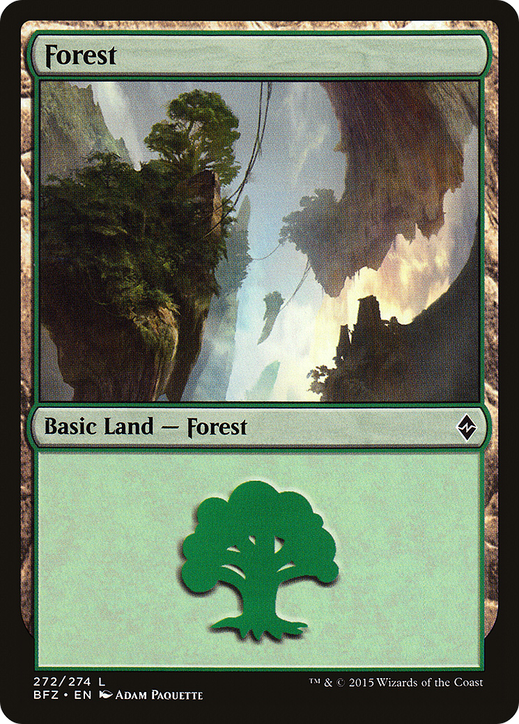 Forest (272) (BFZ-272A) - Battle for Zendikar