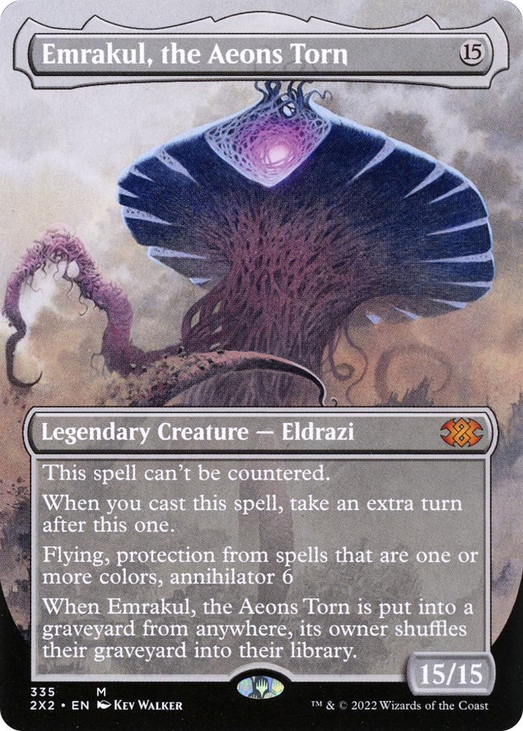 Emrakul, the Aeons Torn (Borderless) (2X2-335) - Double Masters 2022 (Borderless)