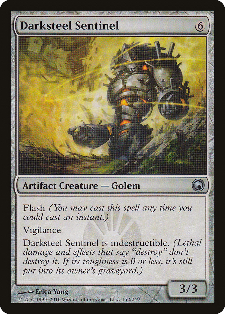 Sentinelle d'acier sombre (SOM-152) - Cicatrices de Mirrodin