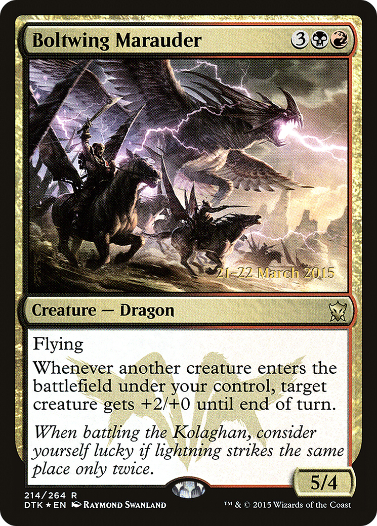 Maraudeur Boltwing (PDTK-214S) - Dragons de Tarkir Promos Foil