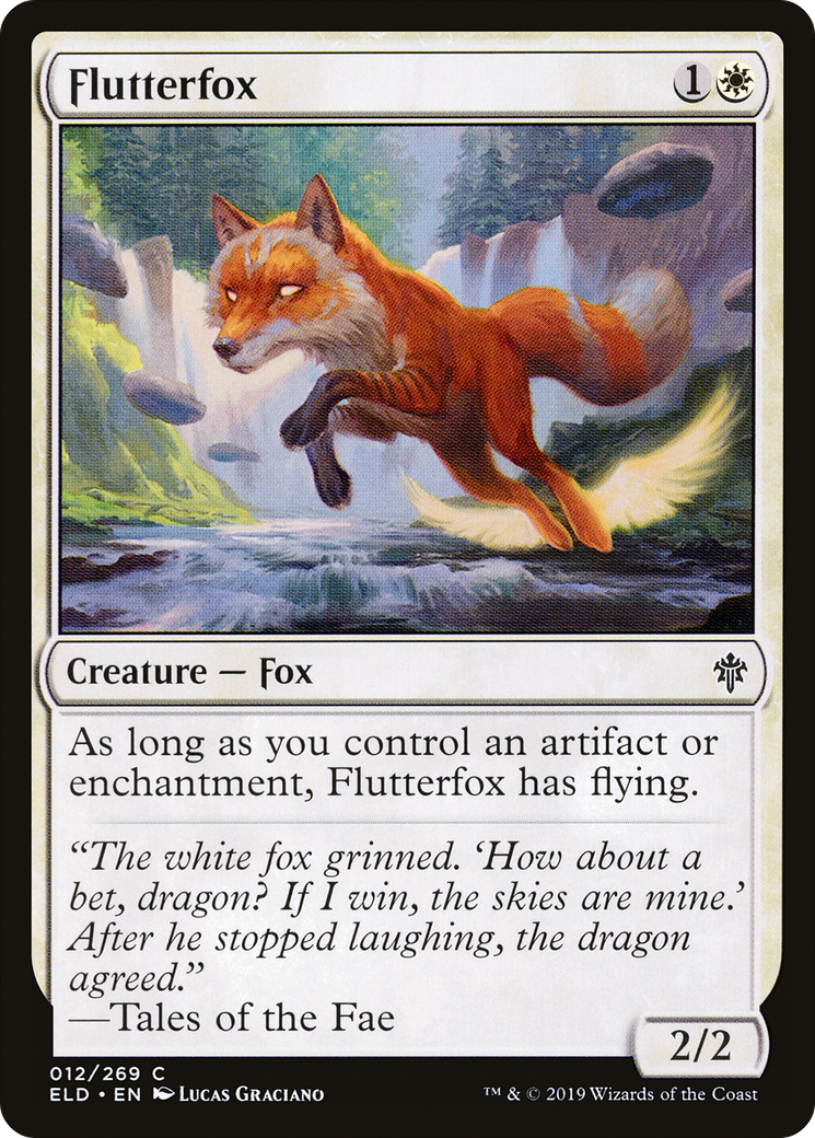 Flutterfox (ELD-012) - Throne of Eldraine