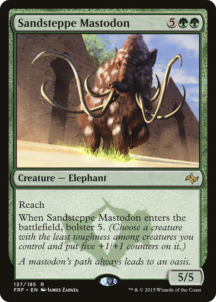 Mastodonte des steppes de sable (FRF-137) - Destin reforgé (Foil)