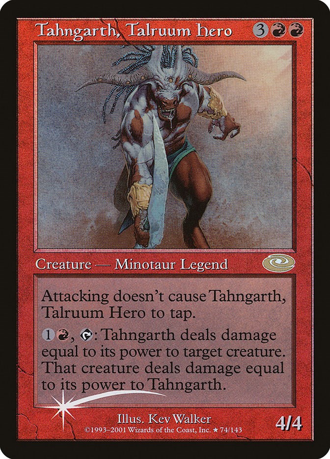 Tahngarth, Talruum Hero (Alt. Art Foil)