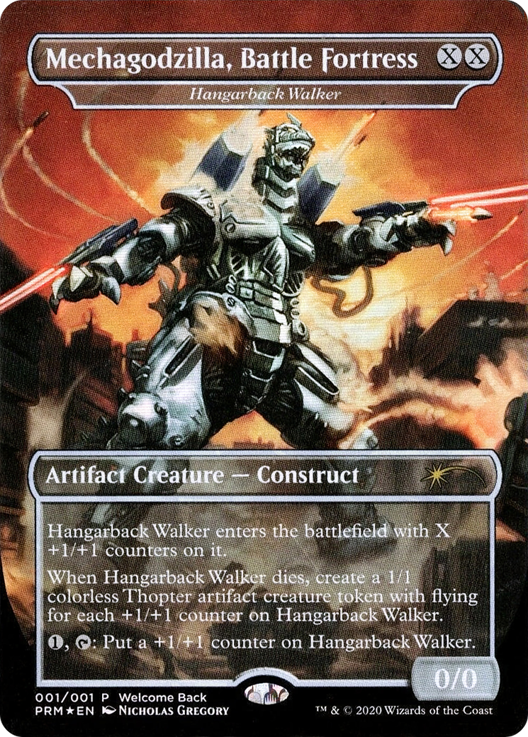 Hangarback Walker (PLG20-002) - Love Your LGS 2020 / Mechagodzilla, Battle Fortress (sans bordure) Foil