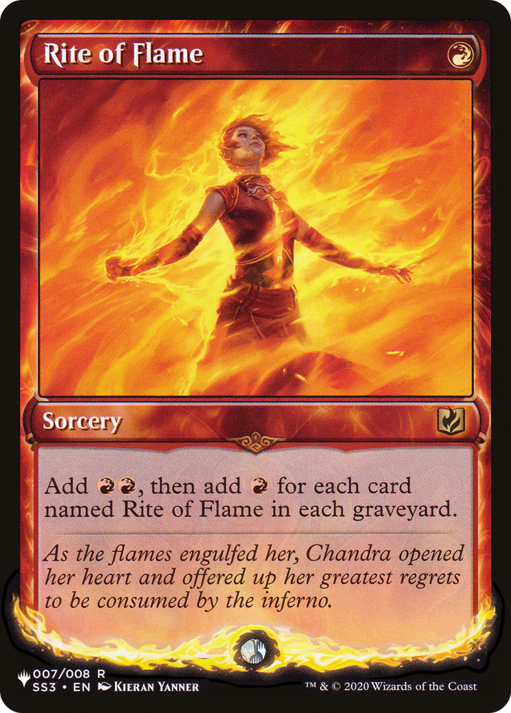 Rite of Flame (LIST-SS3-7) - The List