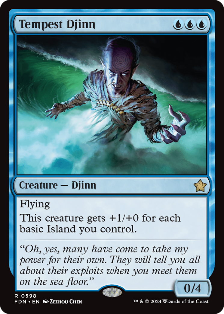 Djinn de la Tempête (FDN-598) - Fondations