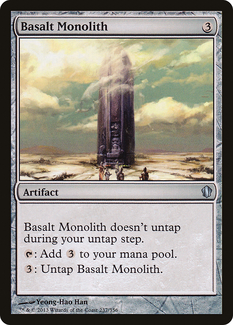 Monolithe de basalte (C13-237) - Commander 2013