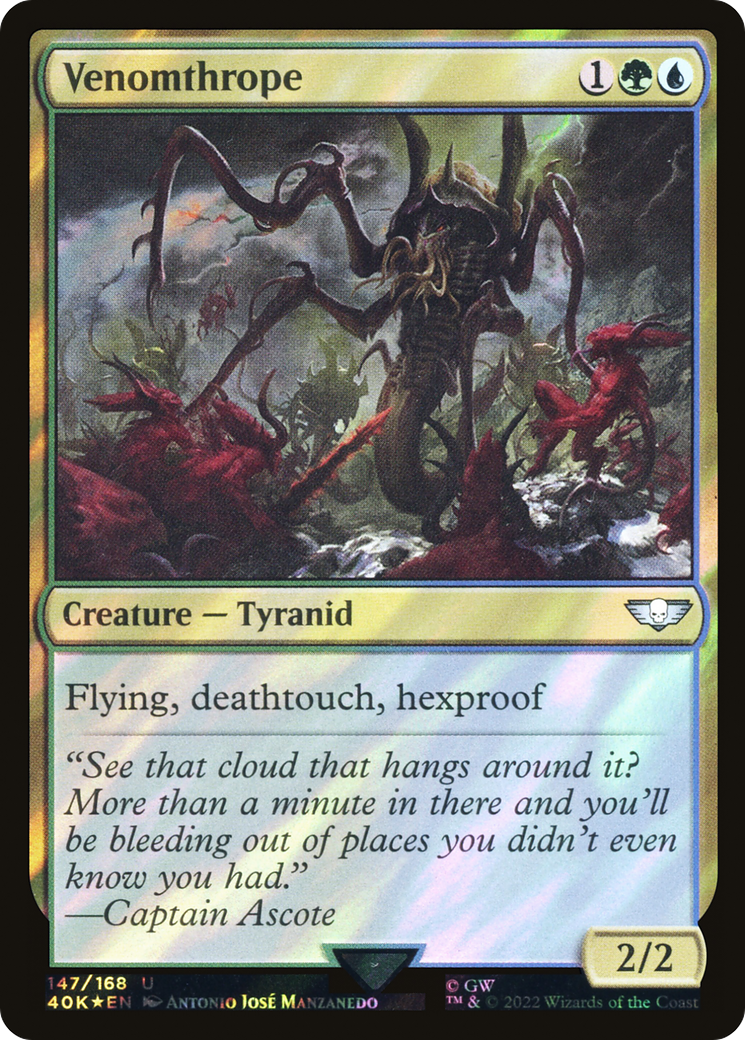 Venomthrope (Surge Foil) (40K-147) - Warhammer 40,000 Commander Foil