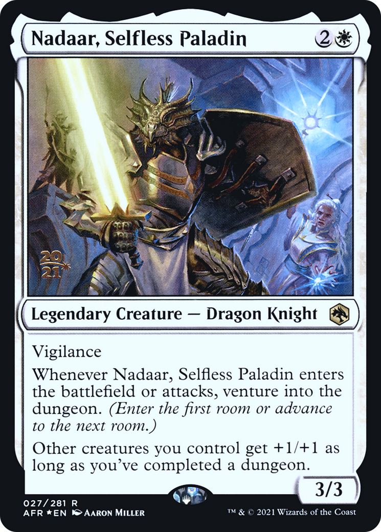 Nadaar, Selfless Paladin (PRE-27S) - Adventures in the Forgotten Realms Promos Foil