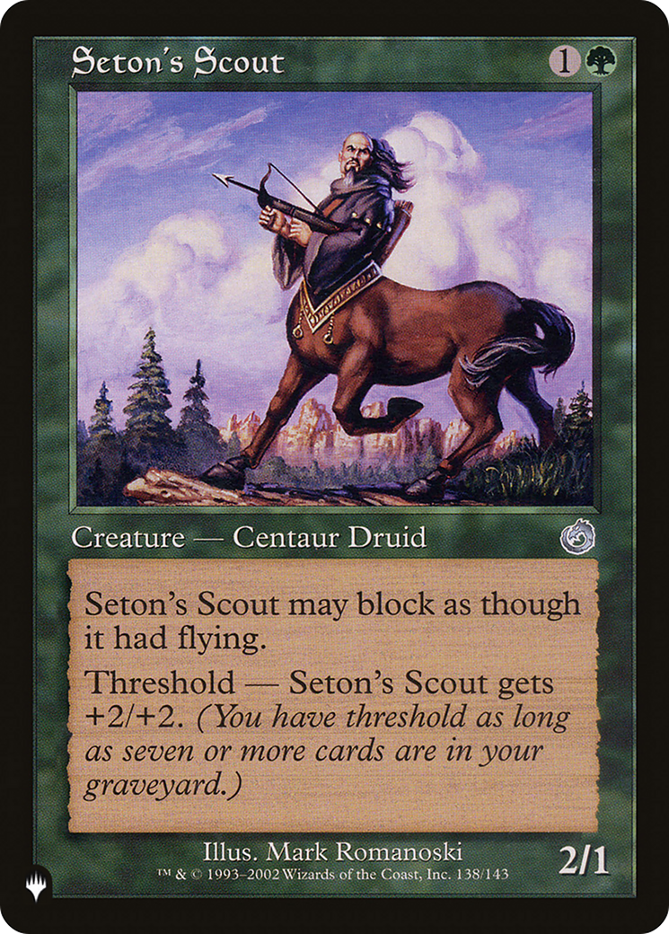 Seton's Scout (LIST-TOR-138) - The List