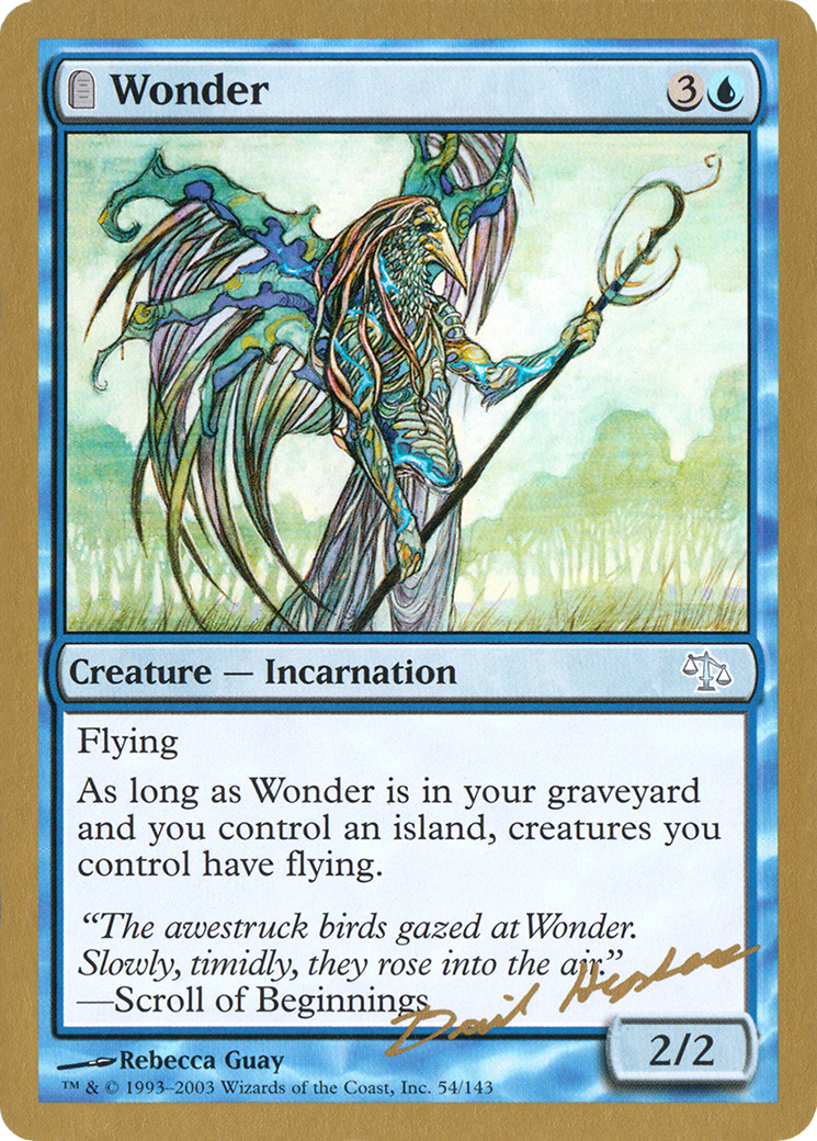Wonder (WC03-DH54) - Decks du Championnat du Monde 2003