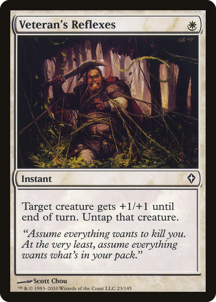 Réflexes du vétéran (WWK-023) - Worldwake Foil