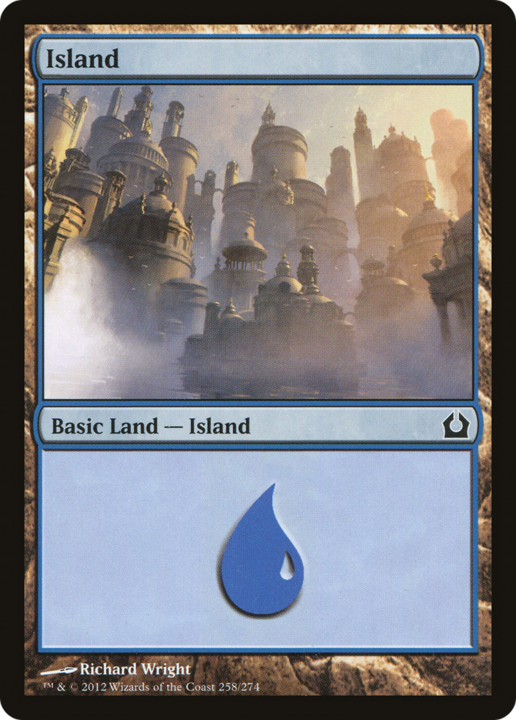 Island (258) (RTR-258) - Return to Ravnica Foil