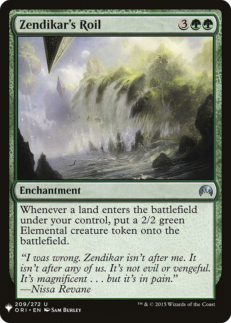 Zendikar's Roil (LIST-209) - The List