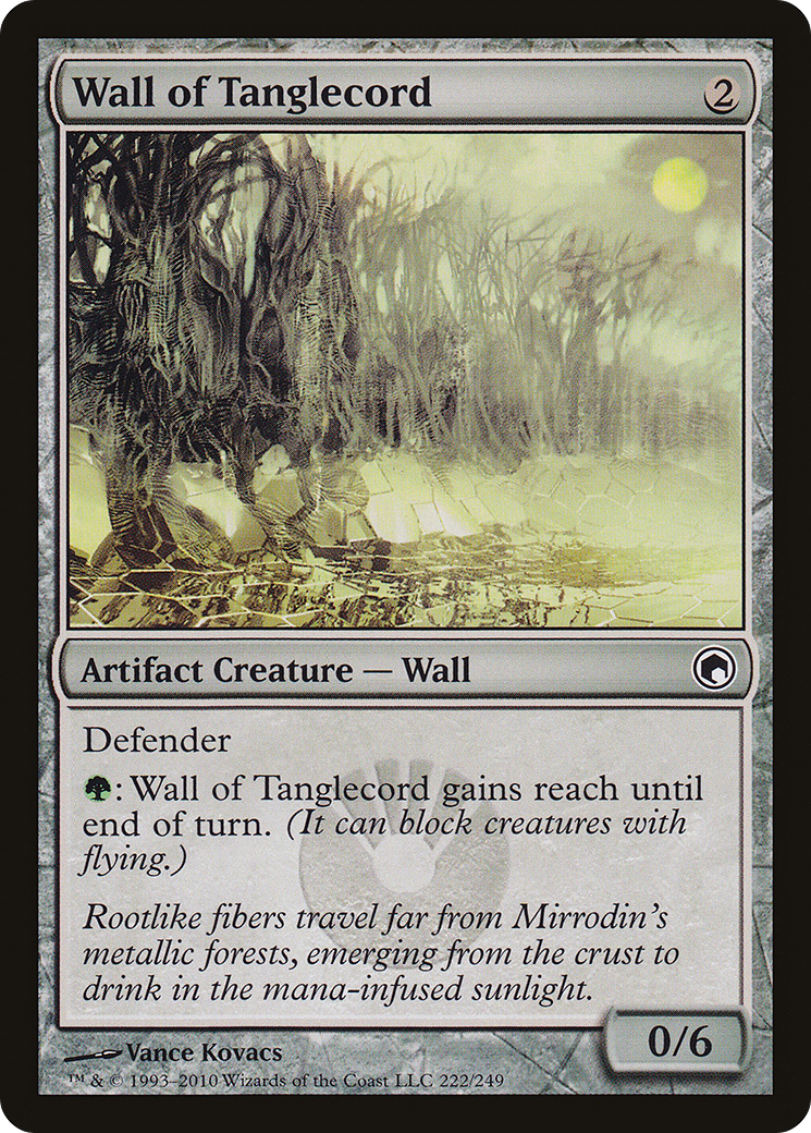 Wall of Tanglecord (SOM-222) - Scars of Mirrodin Foil