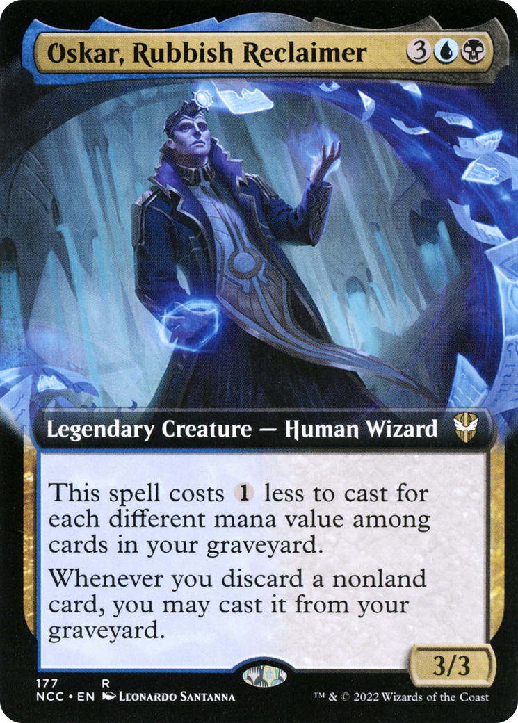 Oskar, Rubbish Reclaimer (NCC-177) - New Capenna Commander: (Extended Art)