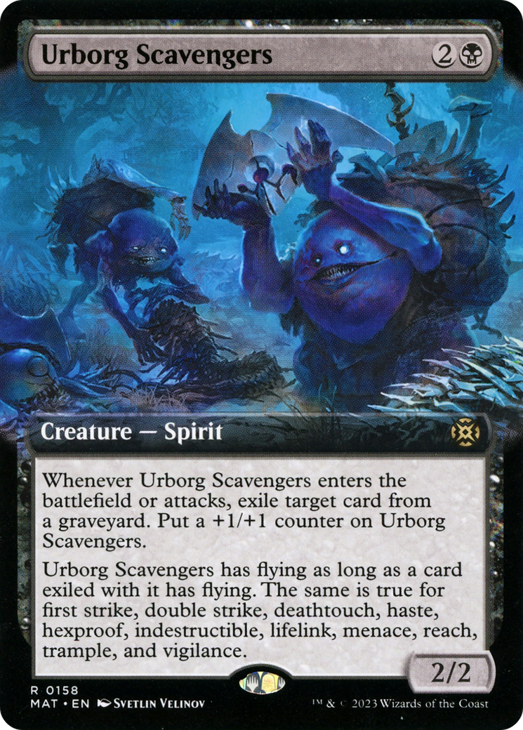 Urborg Scavengers (MAT-158) - March of the Machine: The Aftermath : (Extended Art) Foil