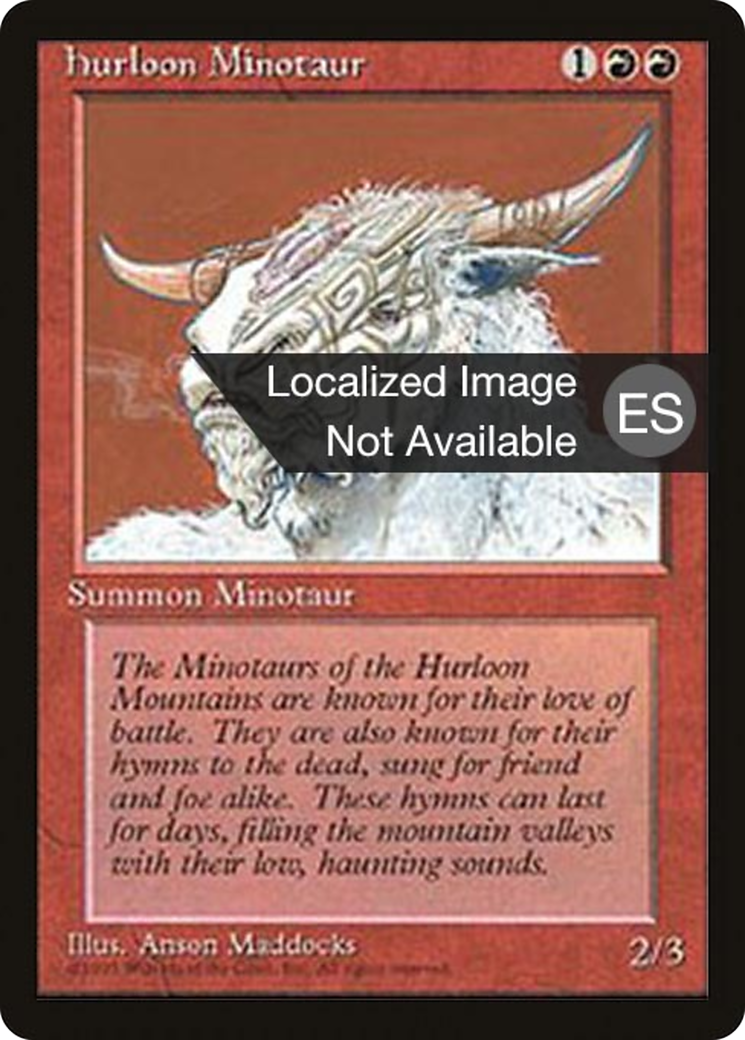 Hurloon Minotaur (4BB-202) - Quatrième édition, Foreign Black Border