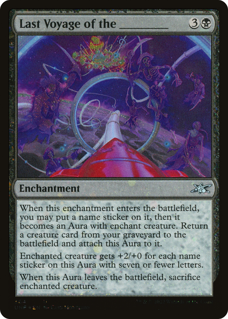 Dernier voyage du _____ (UNF-364) - Unfinity Foil