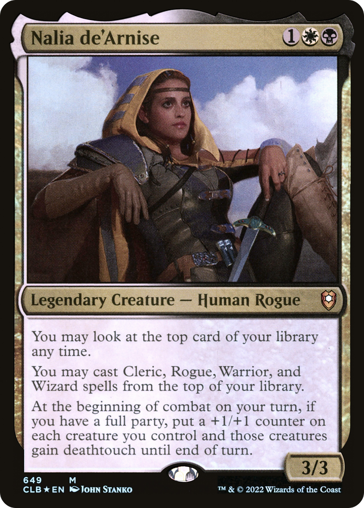 Nalia de'Arnise (CLB-649) - Commander Legends : La Bataille pour Baldur's Gate (Foil)