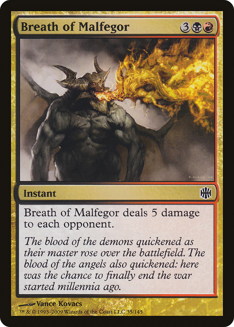 Souffle de Malfegor (ARB-035) - Alara Reborn Foil